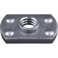 1/4-20 TAB WELD NUT PLN CENTER HOLE 4 PROJECTIONS